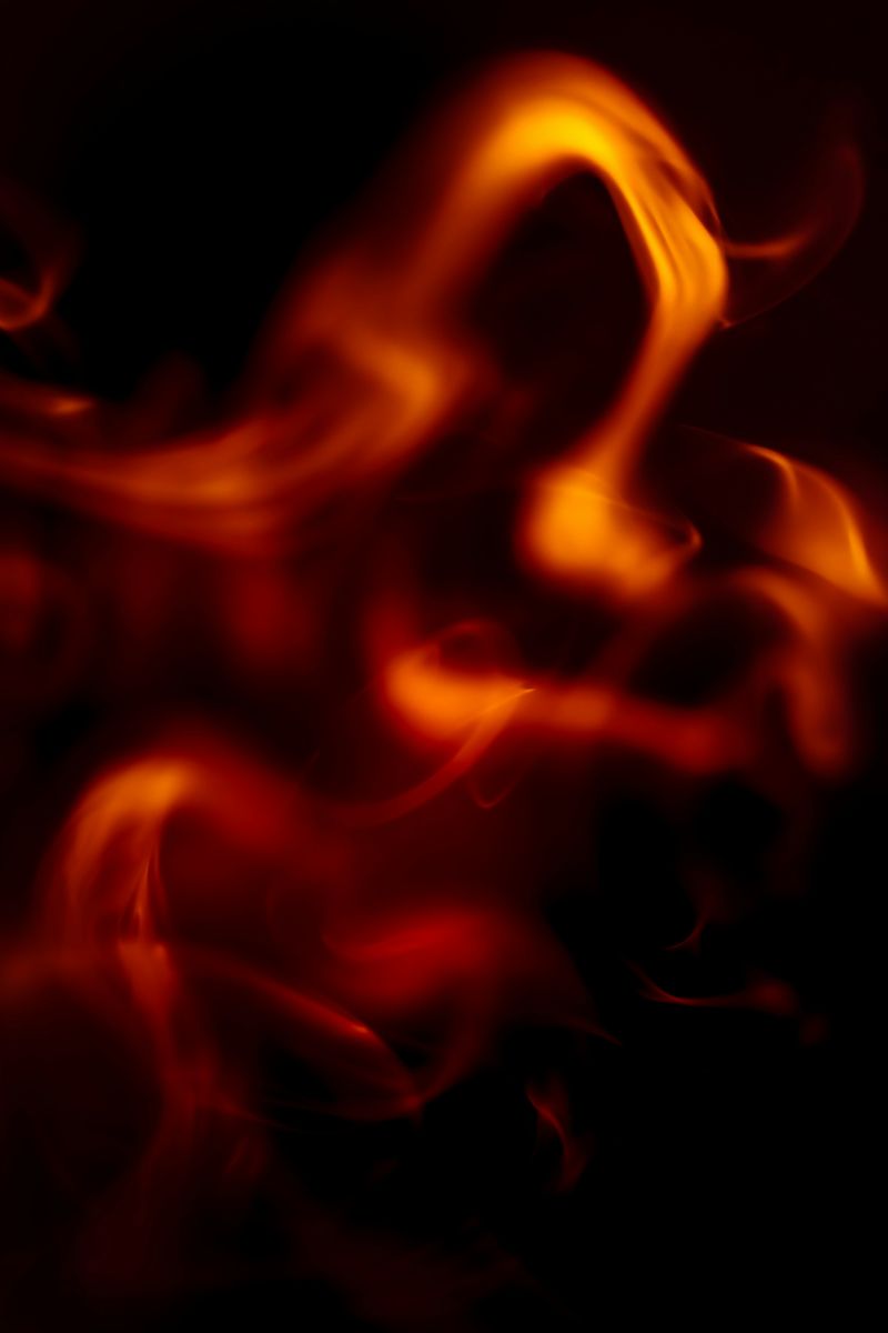 Feuer, abstrakt